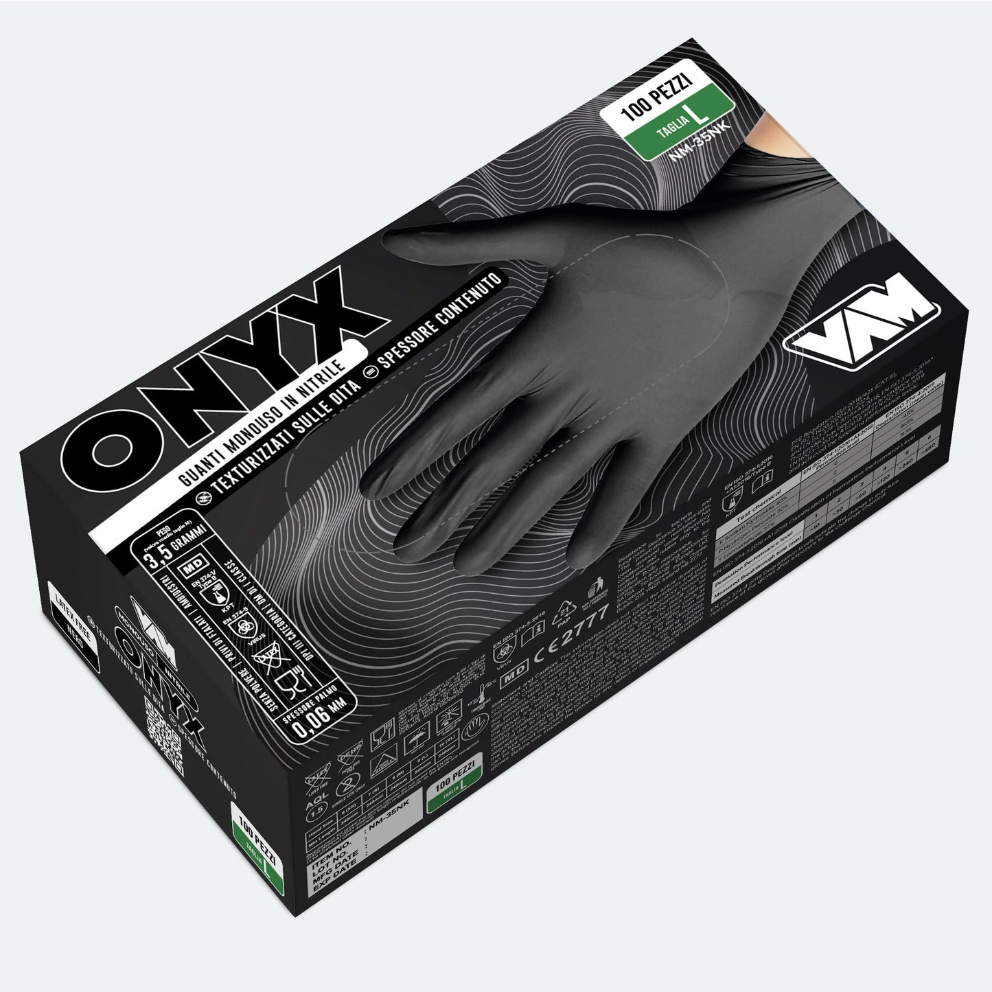 VAM ONYX NITRILE NERO 3,5 gr