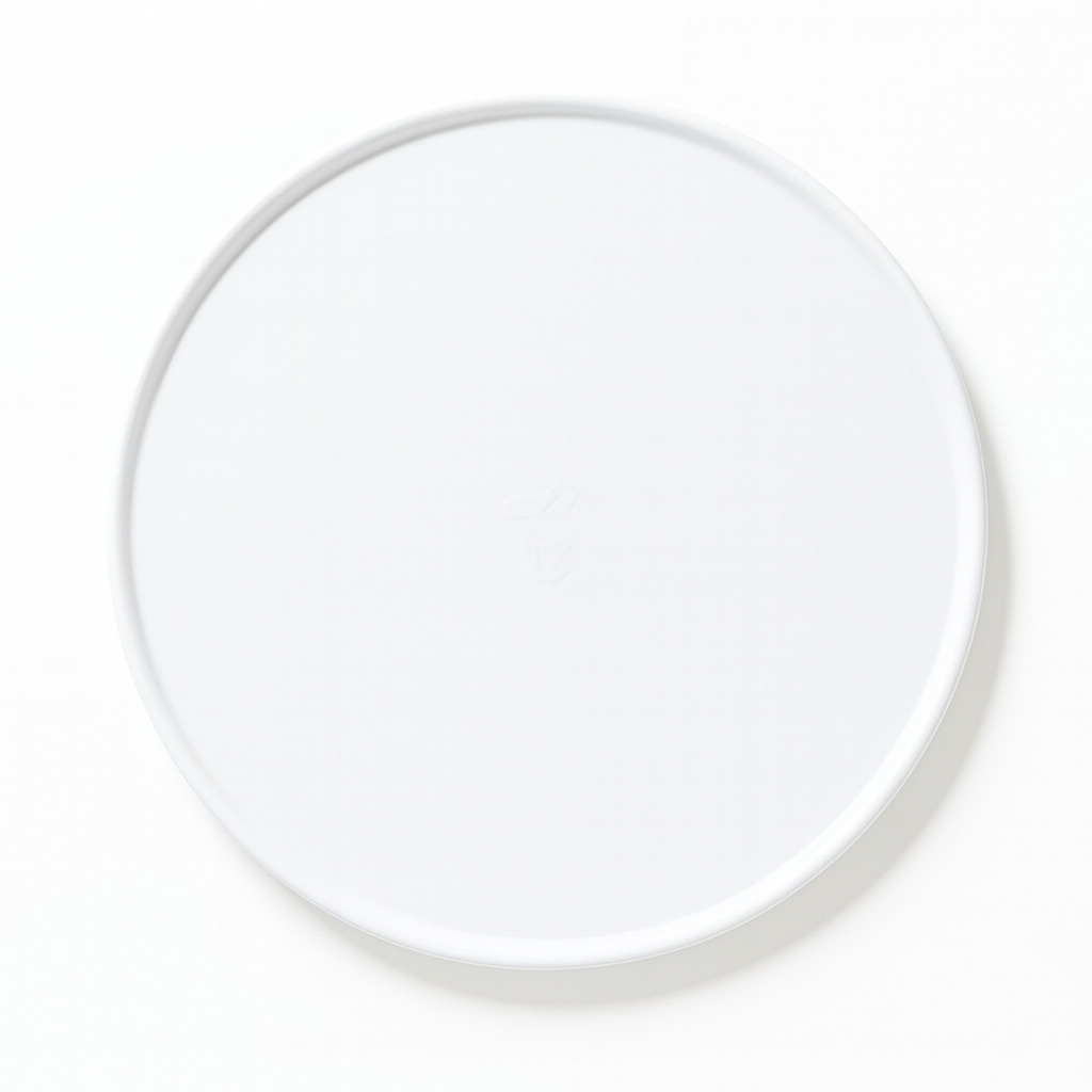 PIATTO ROTONDO PIZZA IN POLPA BIANCO CM.32 GR.38 CF.50 PZ.