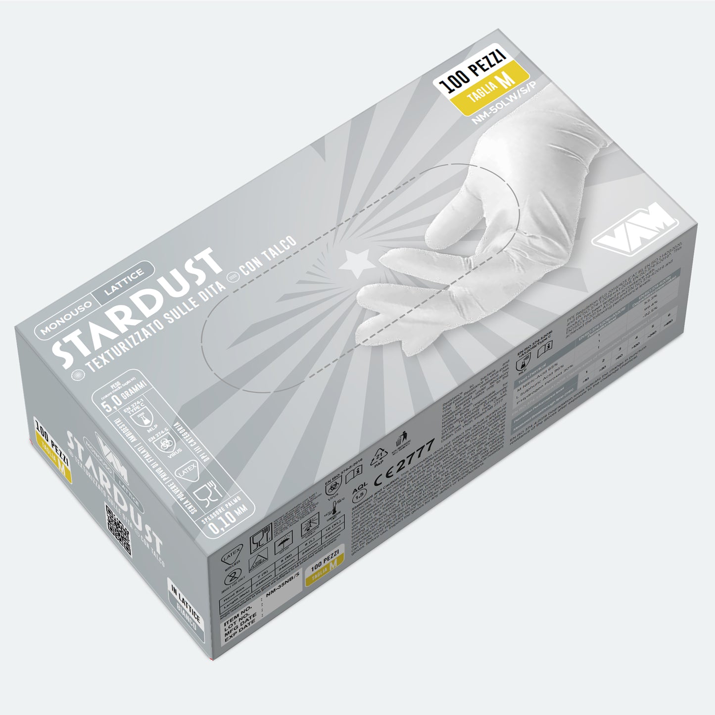 VAM STARDUST LATTICE CON POLVERE  BIANCO 5,0 gr