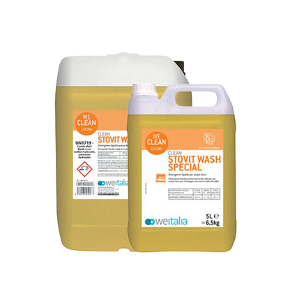 WE CLEAN STOVIT WASH SPECIAL Detergente lavaggio stoviglie alta qualità per acque di elevata durezza Formati lt 20 e lt 5