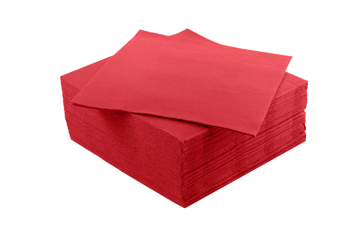 24 confezioni da 100 tovaglioli punta a punta 25x25 - Vari colori
