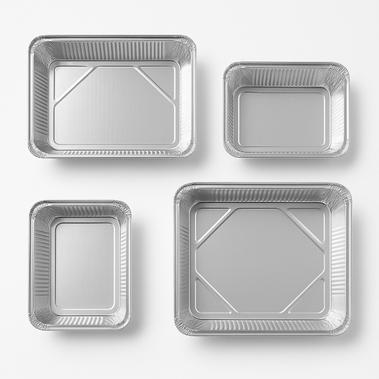 CONTENITORI RETTANGOLARI IN ALLUMINIO (BORDO G)