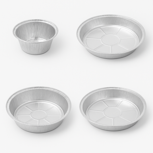 CONTENITORI TONDI IN ALLUMINIO (BORDO G)