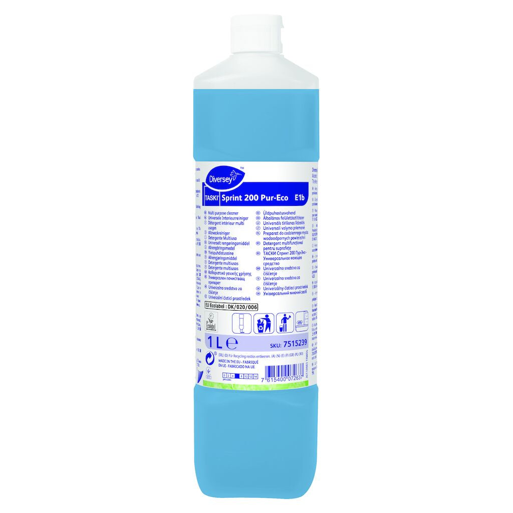 TASKI SPRINT 200 PUR-ECO - DETERGENTE MULTIUSO - Vari formati