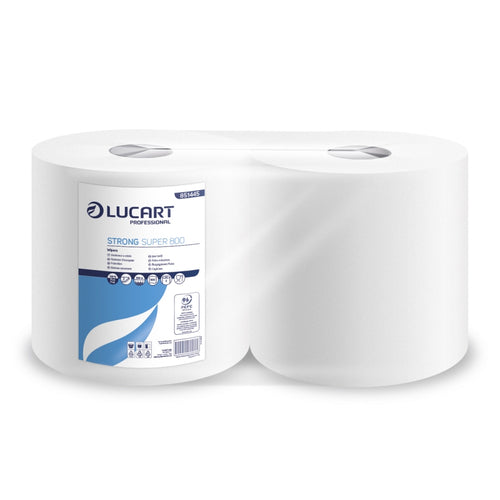 LUCART - BOBINA WP LUP STRONG SUPER 800 BIANCO 2 VELI 821 STRAPPI CF.2 PZ.