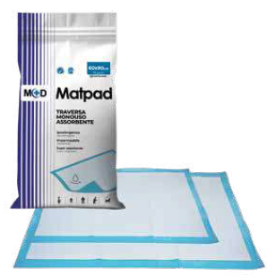 MATAPAD TRAVERSA MONOUSO ASSORBENTE  60x90 4 gr