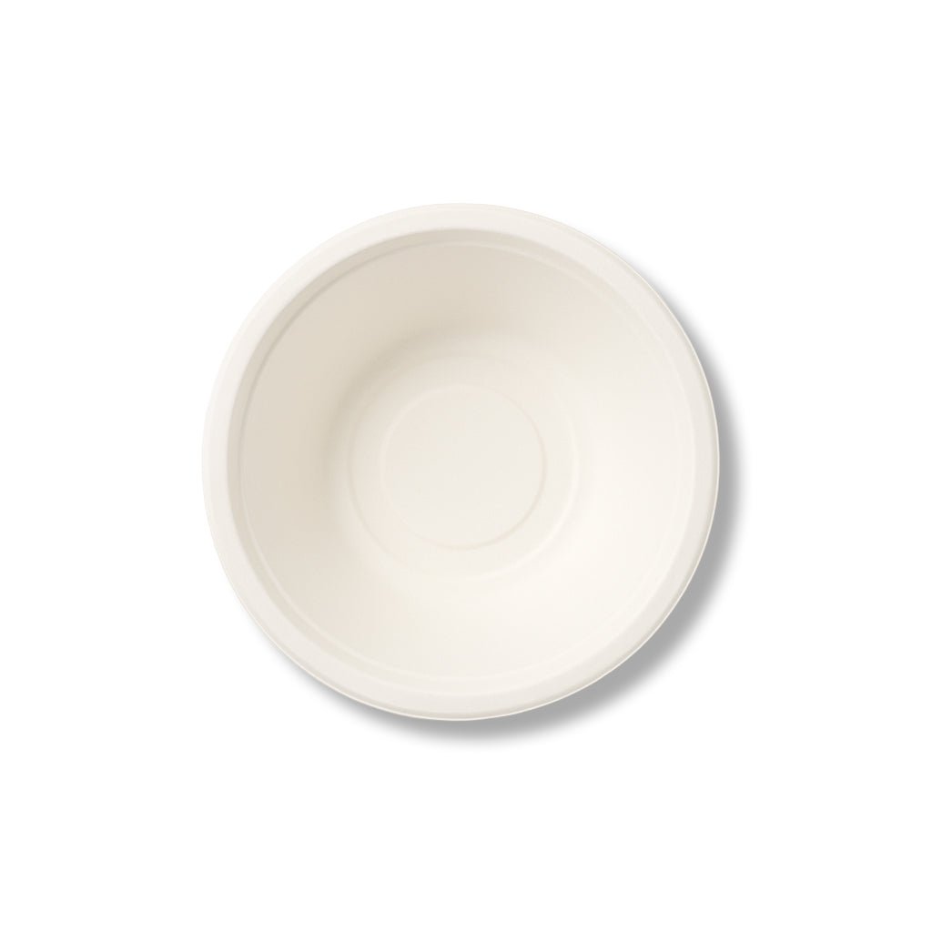 PIATTO FONDO IN POLPA BIANCO CM.11.5X11,5 ML.220 CF.50 PZ.