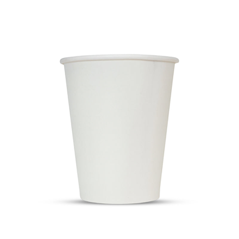 BICCHIERI BIANCHI LAMINATI IN PLA