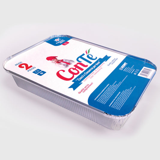 CONTENITORI IN ALLUMINIO CON COPERCHIO - LINEA CASA