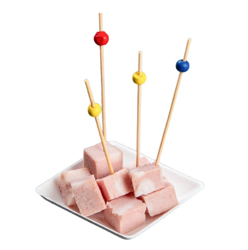 SPIEDINO BAMBOO DECORATO CON SFERA CM.12 CF. 100 PZ.