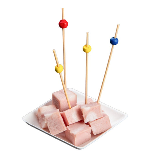 SPIEDINO BAMBOO DECORATO CON SFERA CM.12 CF. 100 PZ.